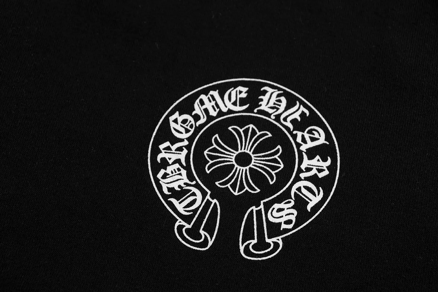 P270 Chrome Hearts Chrome Hearts zipper classic horseshoe print sweatshirt Size: SMLXL Color: Black